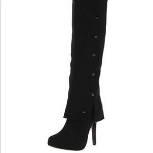 Black High Heel Gage Nina Boots